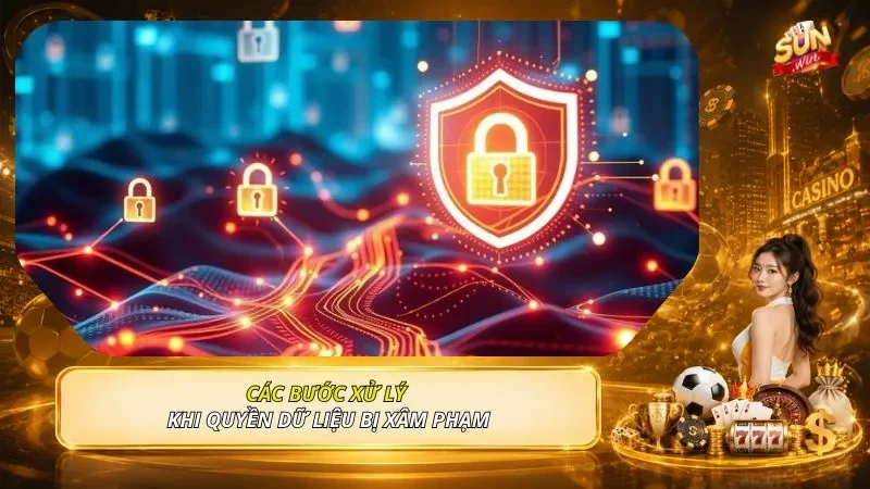 Các bước xử lý khi quyền dữ liệu bị xâm phạm