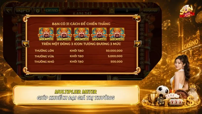 Multiplier Meter giúp khuếch đại giá trị thưởng 