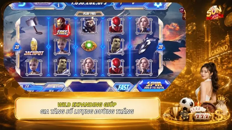 Wild Expanding giúp gia tăng số lượng đường thắng 